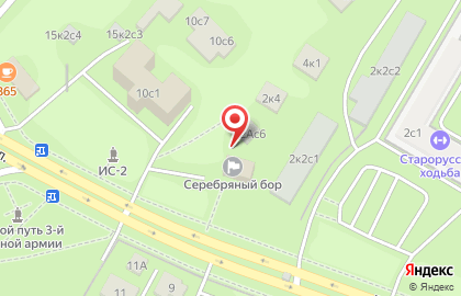 Дирекция природных территорий Серебряный Бор на карте