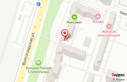ОАО АКБ Мособлбанк на Волгоградской улице на карте
