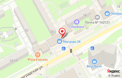 Фирменный магазин У Палыча на улице Ленинградской на карте