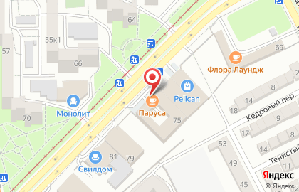 Спортивный клуб настольного тенниса Олимпийский на карте