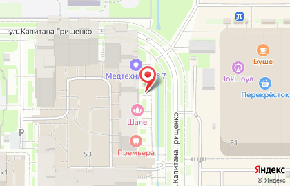 Магазин тканей и штор в Красносельском районе на карте