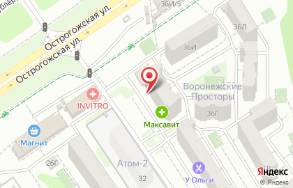 Парикмахерская У Ольги на улице Курчатова на карте