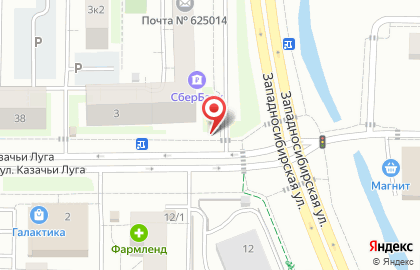 Магазин по продаже цветов в Тюмени на карте