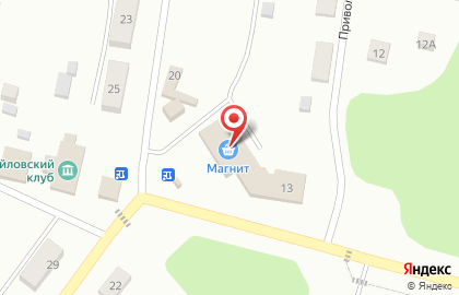 Супермаркет Магнит на Приволжской улице на карте