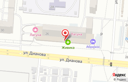 Банкомат СберБанк на улице Дианова, 26/1 на карте