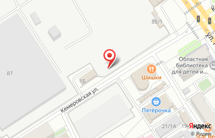 Служба доставки еды Farfor на Кемеровской улице на карте
