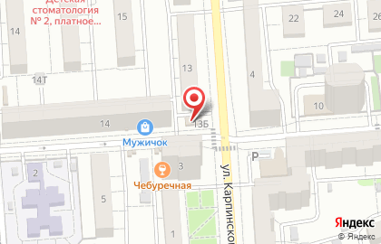 Магазин зоотоваров в Коминтерновском районе на карте