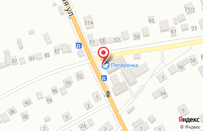 Супермаркет Пятёрочка на Поселковой улице на карте