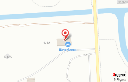 Автомойка Шик-блеск в Северске на карте