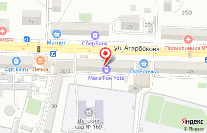 Эвакуатор Краснодар в Прикубанском районе на карте