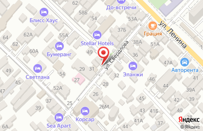 Продуктовый магазин Владимир на улице Свердлова на карте