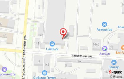Прокатный двор в Железнодорожном районе на карте