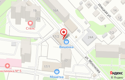 Магазин фруктов и овощей в Свердловском районе на карте