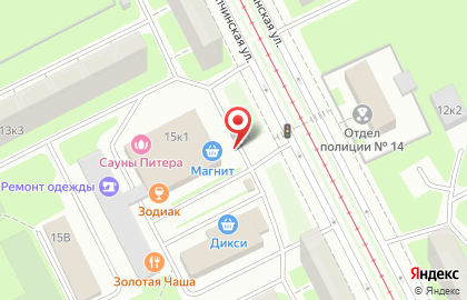 Роспечать, Фрунзенский район на Купчинской улице на карте