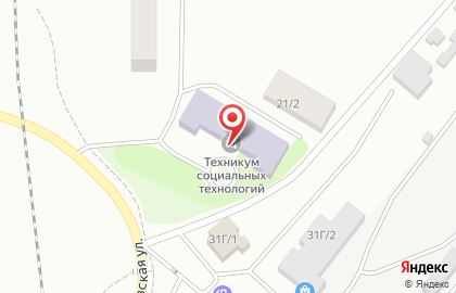 Красноярский Техникум Социальных Технологий на улице Автомобилистов на карте