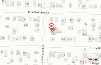 Омский дворик на карте
