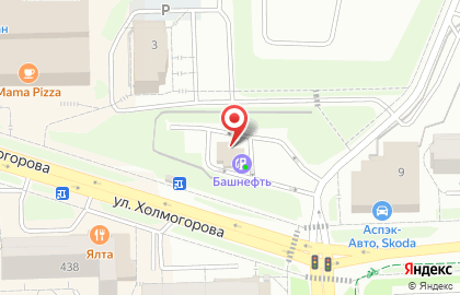 АЗС Башнефть в Октябрьском районе на карте