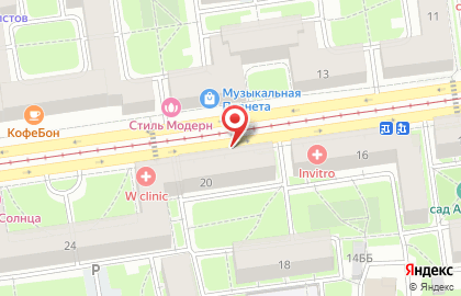 Магазин разливного пива ГлавПиво в Приморском районе на карте