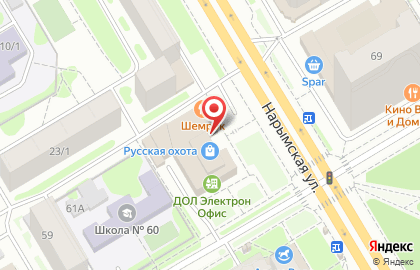 Аптека Радуга в Новосибирске на карте