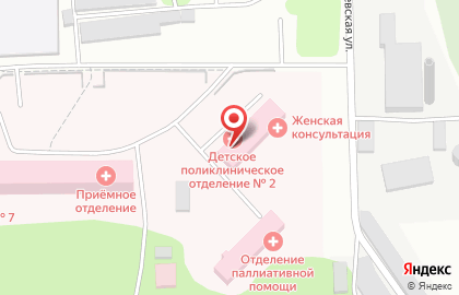Женская консультация Самарская городская больница №7 на улице Крайняя на карте