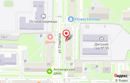 Аптека Эконом Класса в Центральном районе на карте