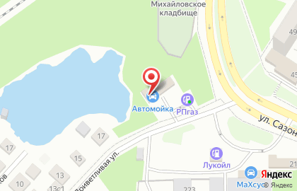 Шиномонтажная мастерская на Приветливой на карте