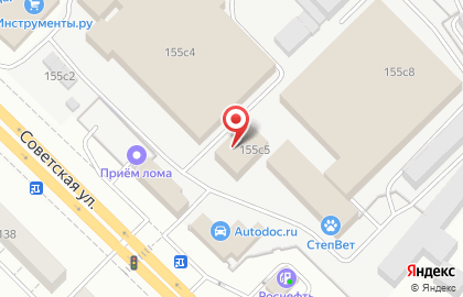 Мастерская Металлист на Советской улице на карте
