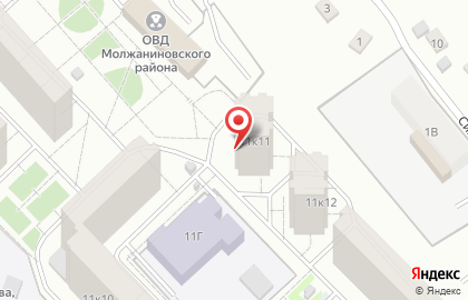Магазин мяса и овощей в Молжаниновском районе на карте