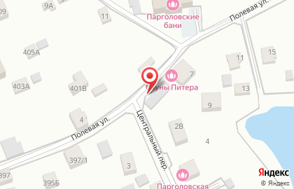 Сауна Питера в Приморском районе на карте