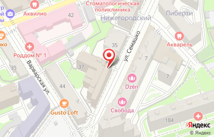 Юридический супермаркет ЦВД в Нижегородском районе на карте