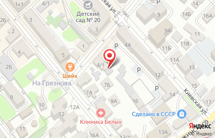 Парикмахерская Елена в Пионерском переулке на карте