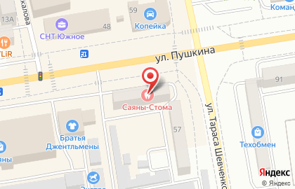 Торгово-монтажная компания Потолок Строй на улице Пушкина на карте