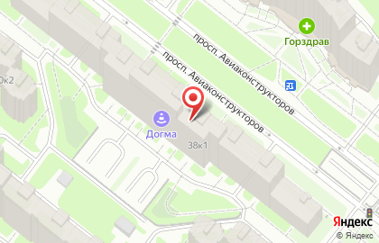 Аптека Мелодия здоровья на проспекте Авиаконструкторов на карте