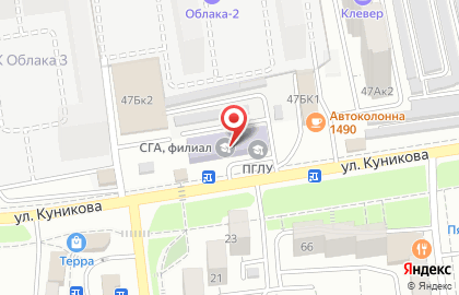 Автомастерская Автодоктор на улице Куникова на карте