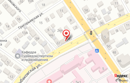 Продуктовый магазин Огонек в Оренбурге на карте