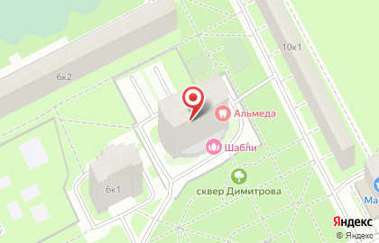 Сампо на улице Димитрова на карте