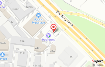 Роснефть в Новосибирске на карте