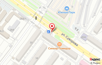 Фирменный магазин Хоту-Ас на улице Суворова на карте
