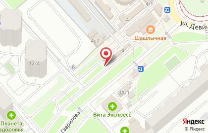 Магазин продуктов в Москве на карте