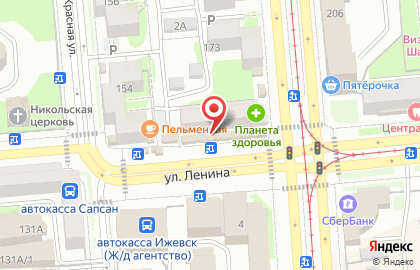 Магазин цветов в Ижевске на карте