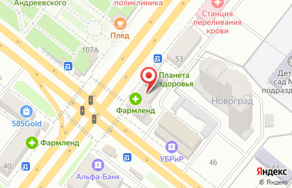 Государственная оптика на улице Воровского на карте