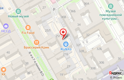Магазин продуктов из Армении в Василеостровском районе на карте