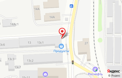 Продуктовый магазин в Москве на карте