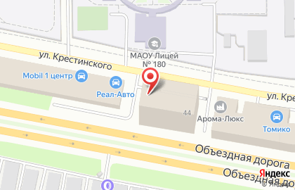 Компания по продаже напольных покрытий Квартал-Е на улице Крестинского на карте