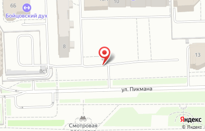 Автостоянка Гостевая стоянка в Ханты-Мансийске на карте
