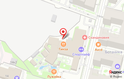 Ресторан Ginza на карте