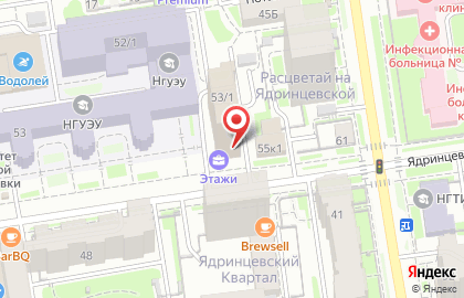 Многопрофильное агентство Созвездие на Ядринцевской улице на карте