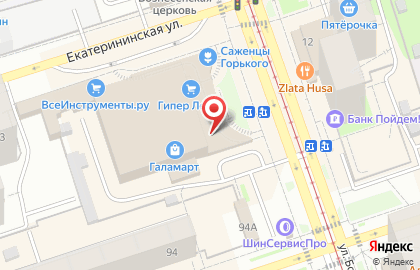 Сеть бутиков шоколада Кувертюр в Ленинском районе на карте