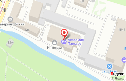 Санкт-Петербургская Академия Паркура в Адмиралтейском районе на карте
