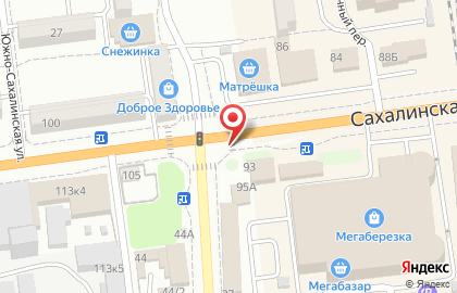 Мяу на Сахалинской улице на карте